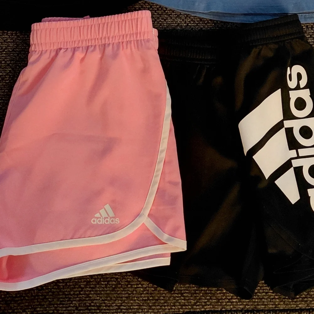 Adidas Youth Girls 2 Pair Tee & Short Sets - Picture 3 of 6